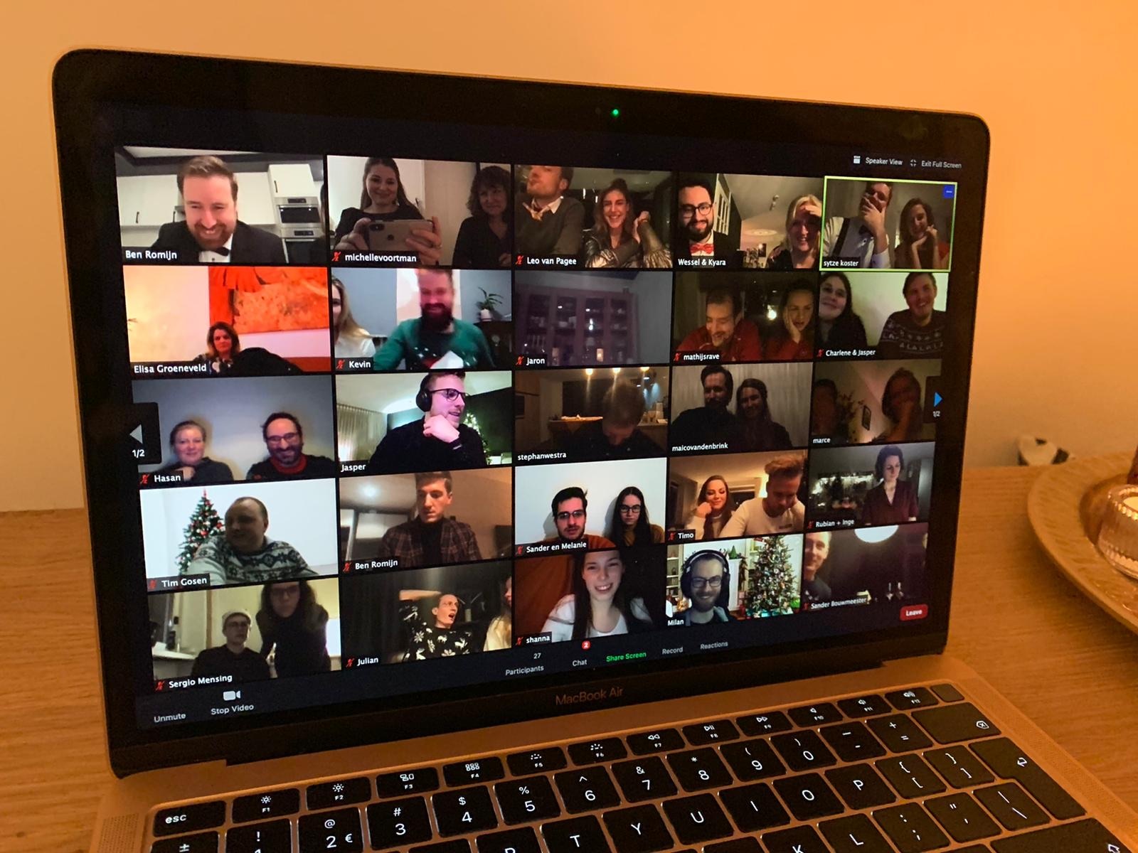 Online kerstdiner corona tijd